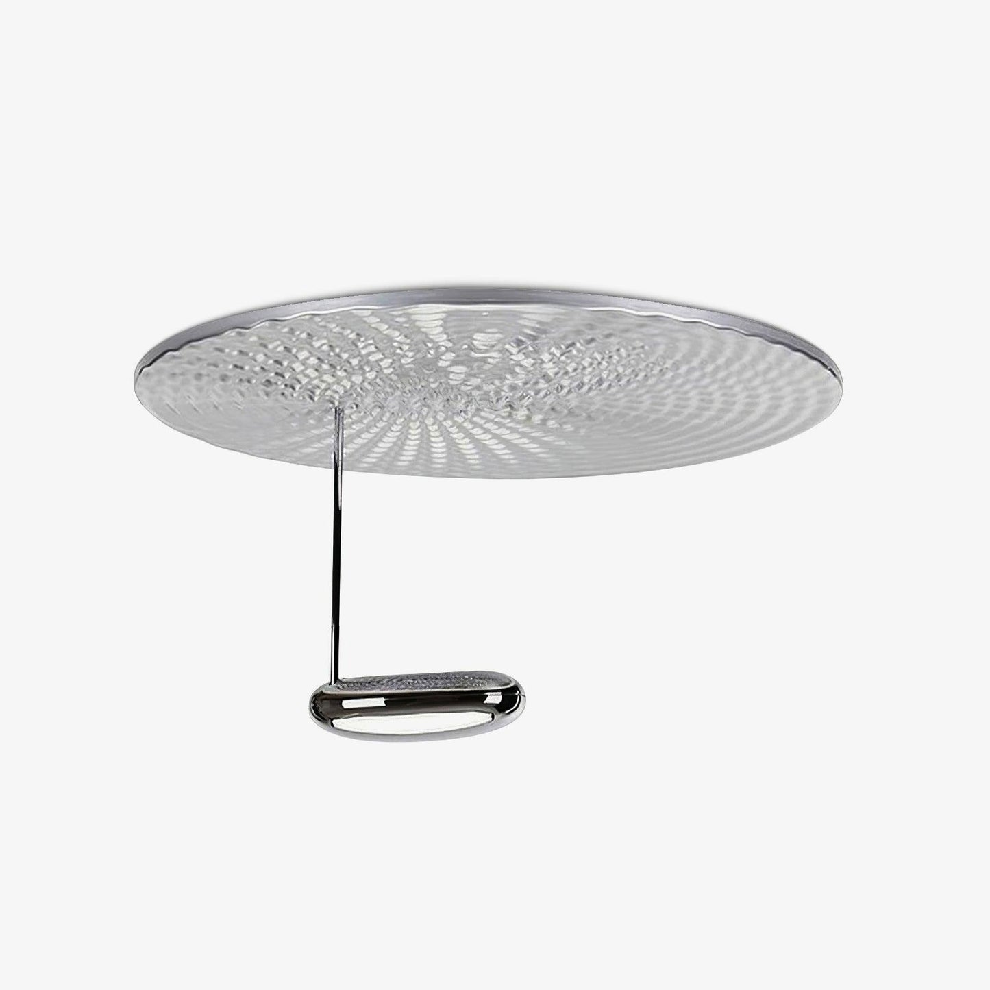 Mercury Ceiling Lamp | Chrome & Gold Finish | 60cm Diameter