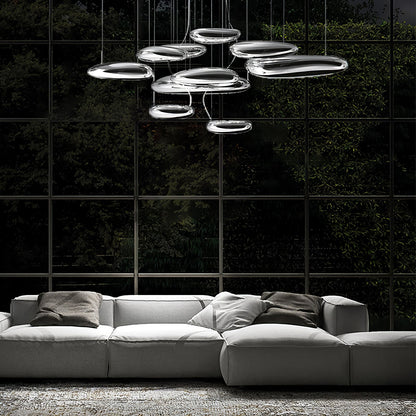Mercury Ceiling Lamp | Aluminum | Bright Chrome