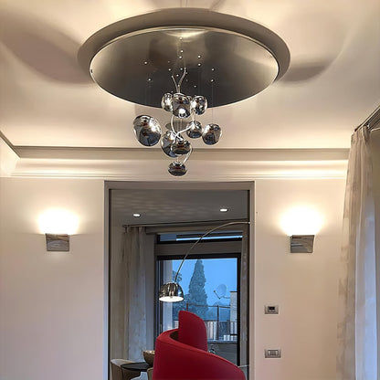 Mercury Ceiling Lamp | Aluminum | Bright Chrome