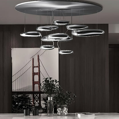 Mercury Ceiling Lamp | Aluminum | Bright Chrome