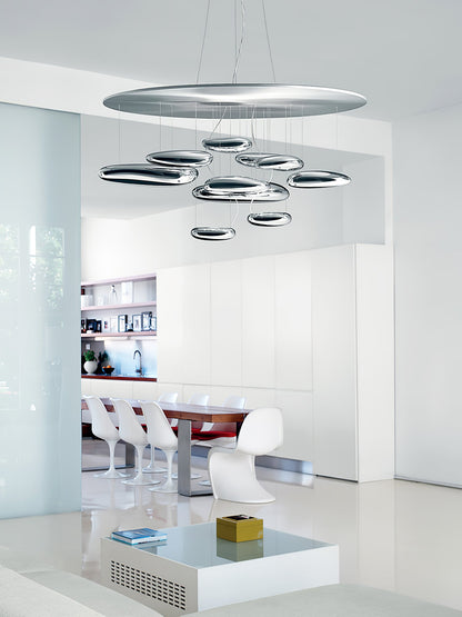 Mercury Ceiling Lamp | Aluminum | Bright Chrome