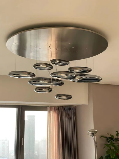 Mercury Ceiling Lamp | Aluminum | Bright Chrome