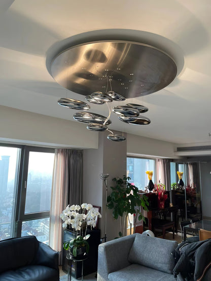Mercury Ceiling Lamp | Aluminum | Bright Chrome