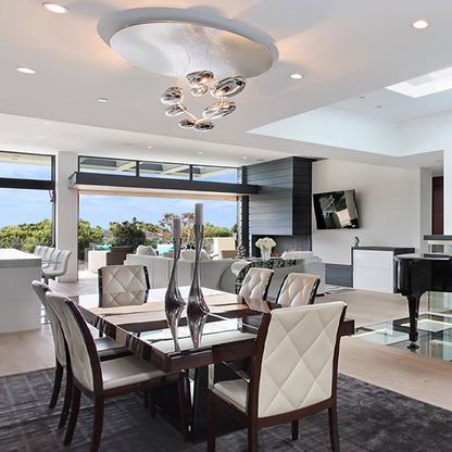 Mercury Ceiling Lamp | Aluminum | Bright Chrome