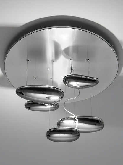 Mercury Ceiling Lamp | Aluminum | Bright Chrome