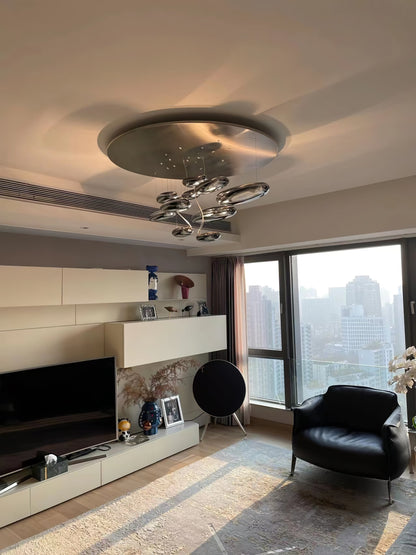 Mercury Ceiling Lamp | Aluminum | Bright Chrome