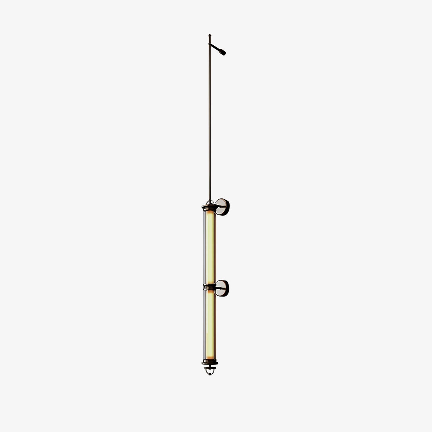 Meridian Vertical Wall Sconce | Glass & Bronze | 120cm