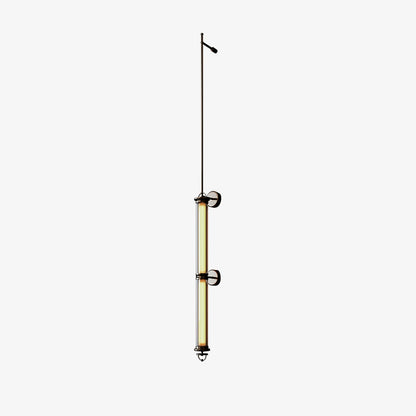 Meridian Vertical Wall Sconce | Glass & Bronze | 120cm