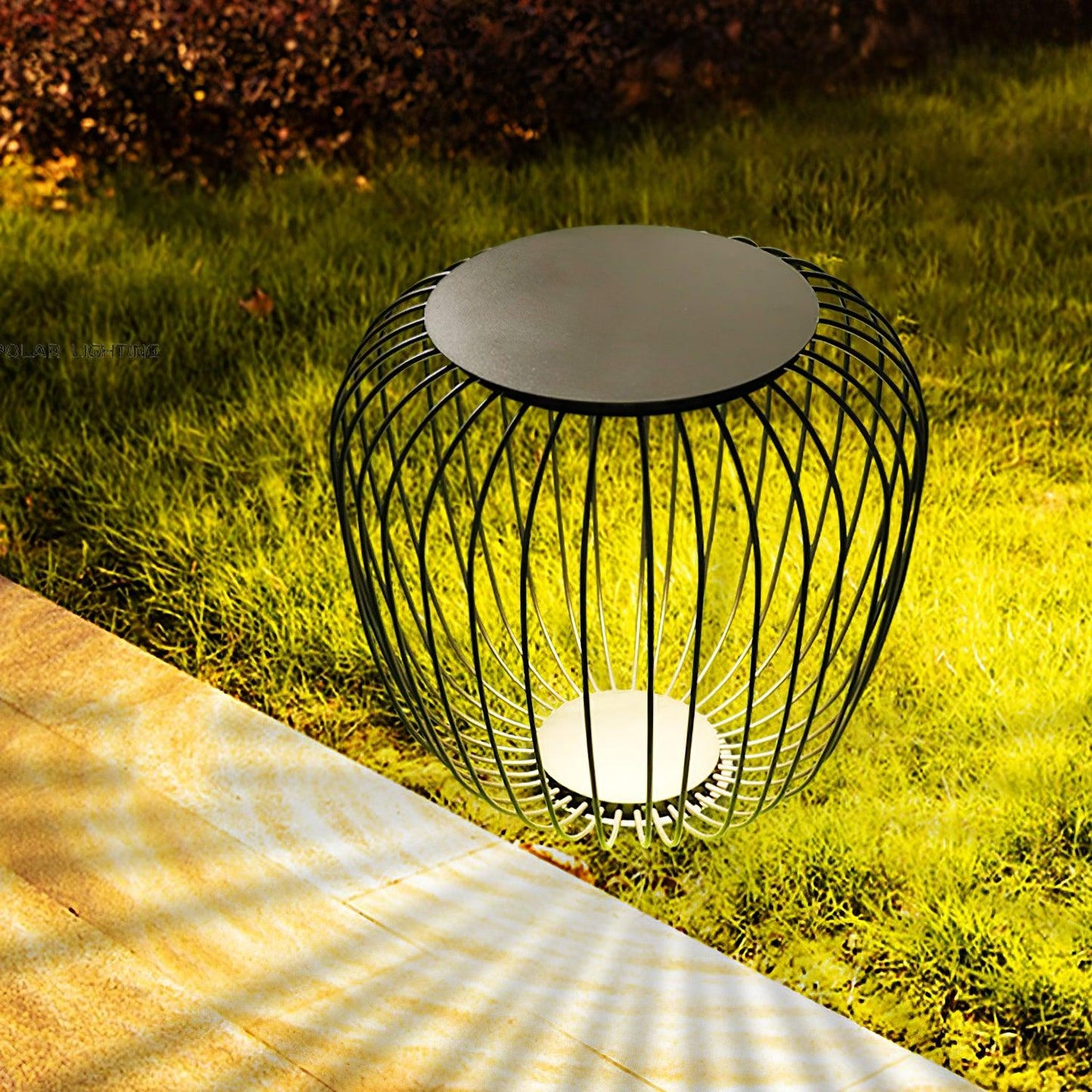 Meridiano Garden Table Light | Steel Rod Structure | Black