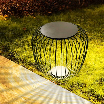 Meridiano Garden Table Light | Steel Rod Structure | Black