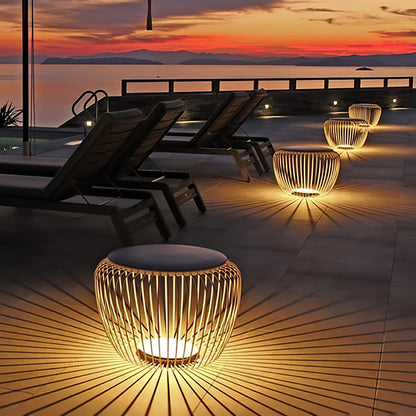 Meridiano Garden Table Light | Steel Rod Structure | Black