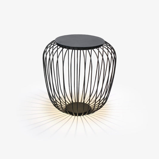 Meridiano Garden Table Light | Steel Rod Structure | Black