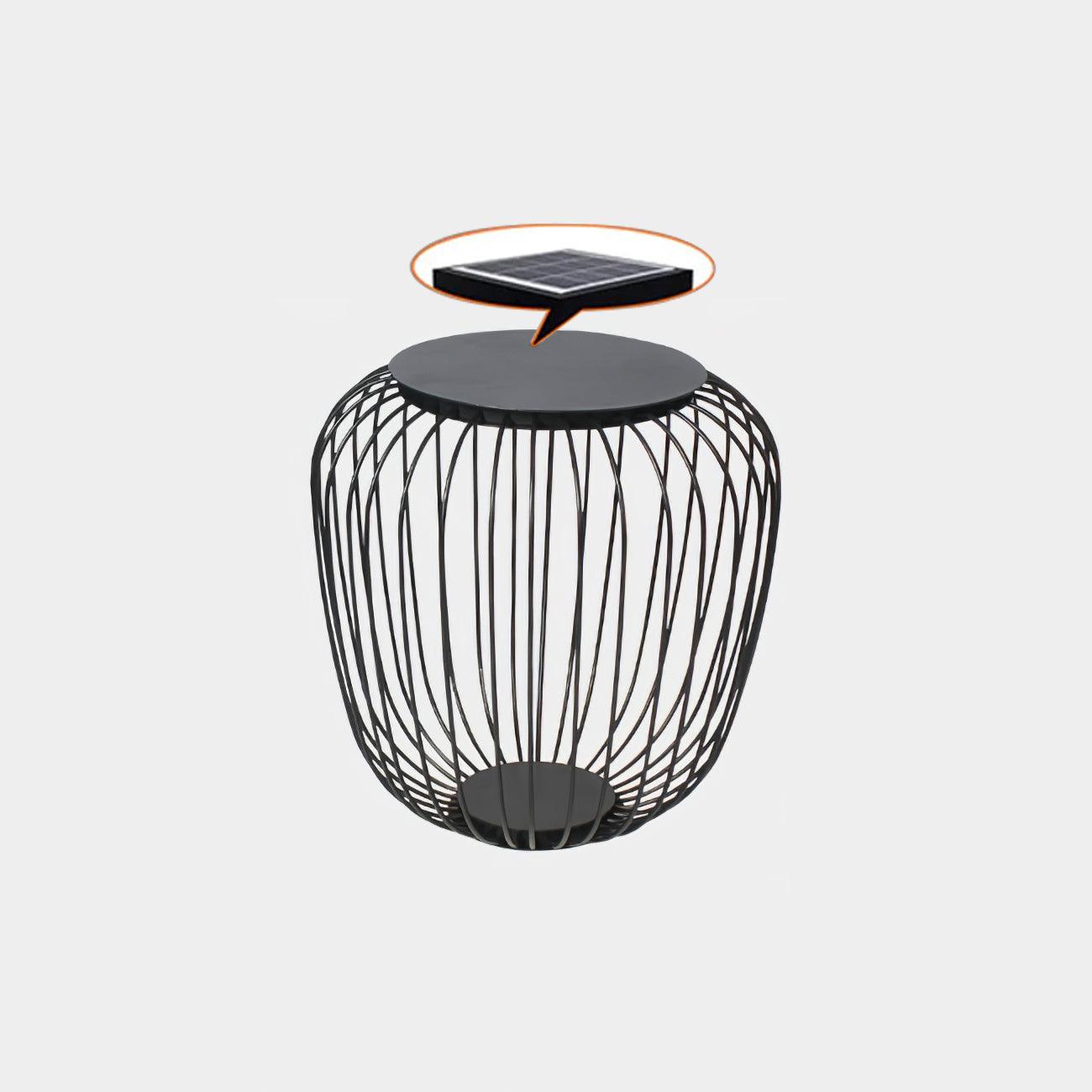Meridiano Garden Table Light | Steel Rod Structure | Black