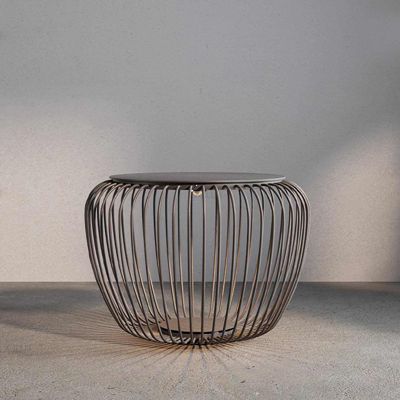 Meridiano Garden Table Light | Steel Rod Structure | Black