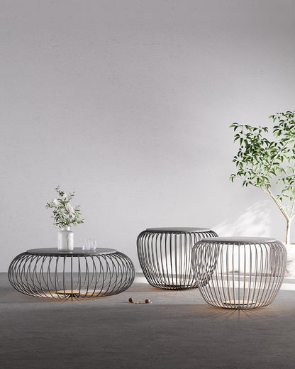 Meridiano Garden Table Light | Steel Rod Structure | Black