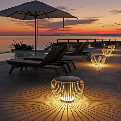 Meridiano Garden Table Light | Steel Rod Structure | Black