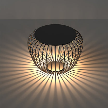 Meridiano Garden Table Light | Steel Rod Structure | Black