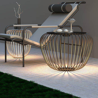 Meridiano Garden Table Light | Steel Rod Structure | Black