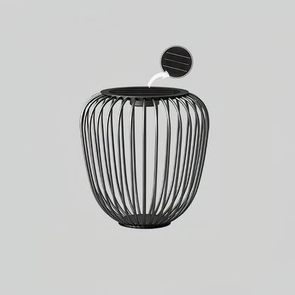 Meridiano Garden Table Light | Steel Rod Structure | Black