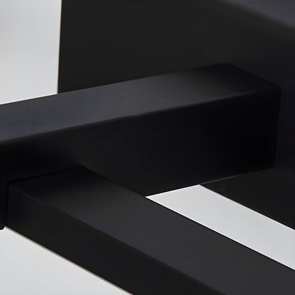 Metal Linear Mirror Wall Light | Black Finish | Set of 2