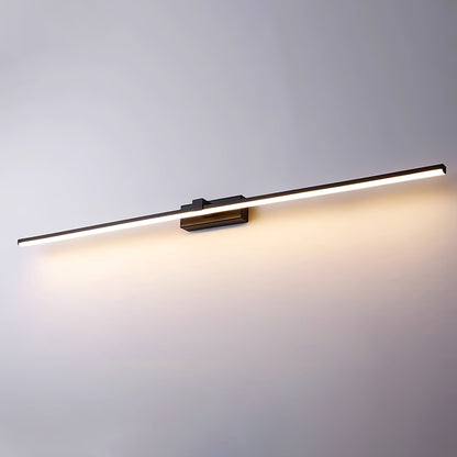 Metal Linear Mirror Wall Light | Black Finish | Set of 2