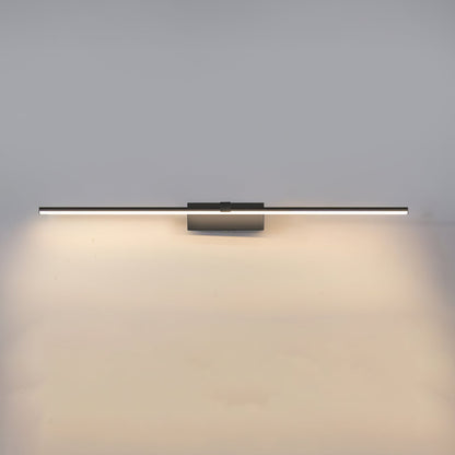 Metal Linear Mirror Wall Light | Black Finish | Set of 2