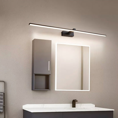 Metal Linear Mirror Wall Light | Black Finish | Set of 2
