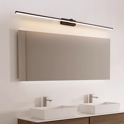 Metal Linear Mirror Wall Light | Black Finish | Set of 2