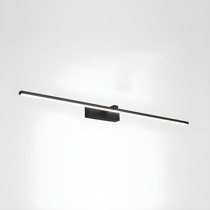 Metal Linear Mirror Wall Light | Black Finish | Set of 2