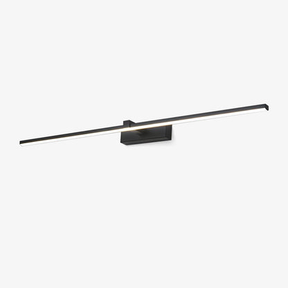 Metal Linear Mirror Wall Light | Black Finish | Set of 2