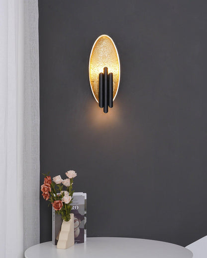 Metal Sconce | Metal, Iron, Aluminum | Black & Gold, Gold & Silver