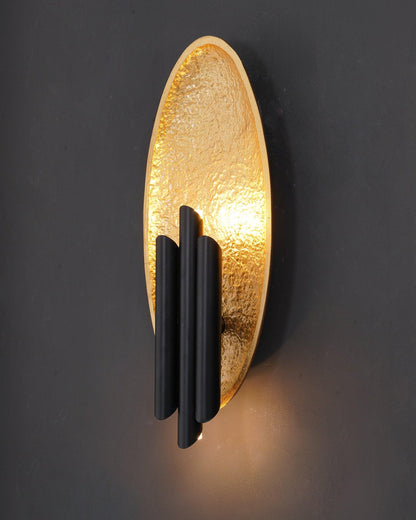 Metal Sconce | Metal, Iron, Aluminum | Black & Gold, Gold & Silver
