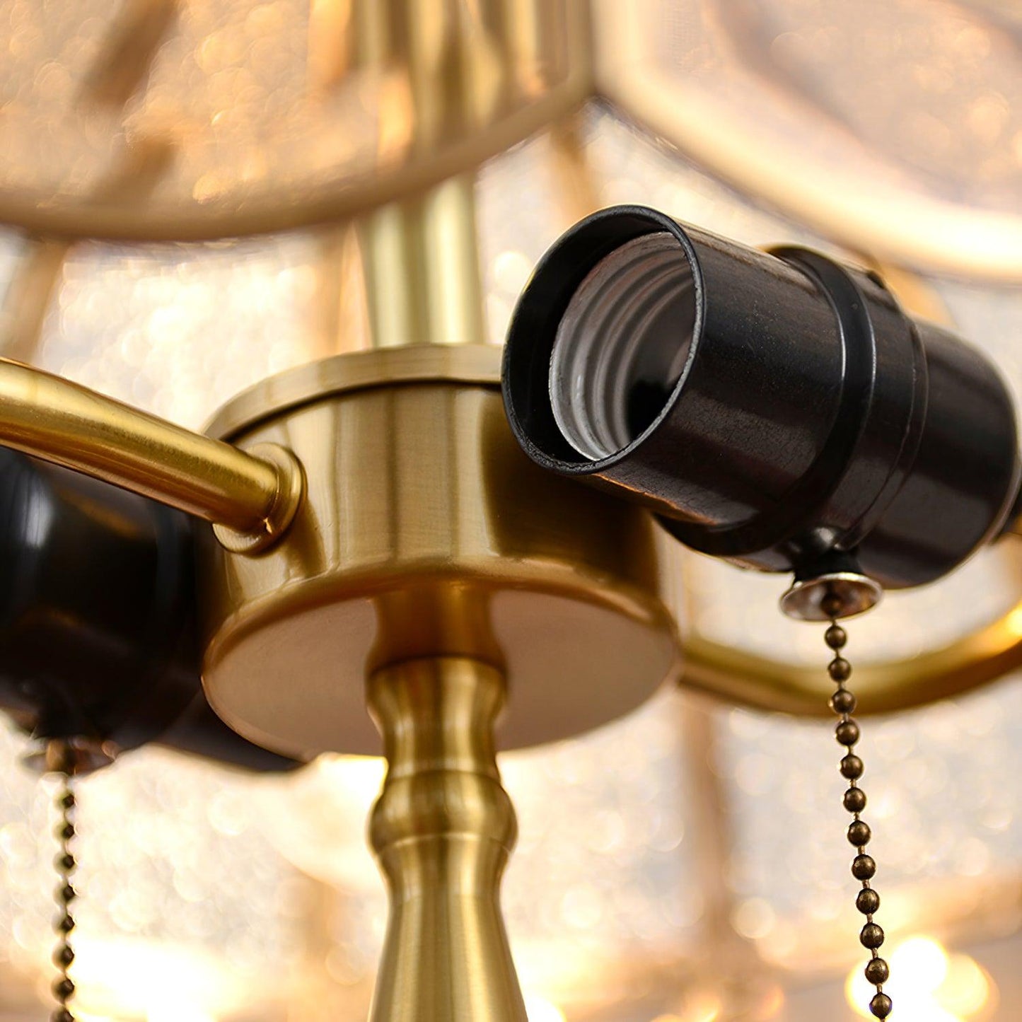Table Lamp | Electroplated Brass Gold & Opaque Glass | 30cm Diameter