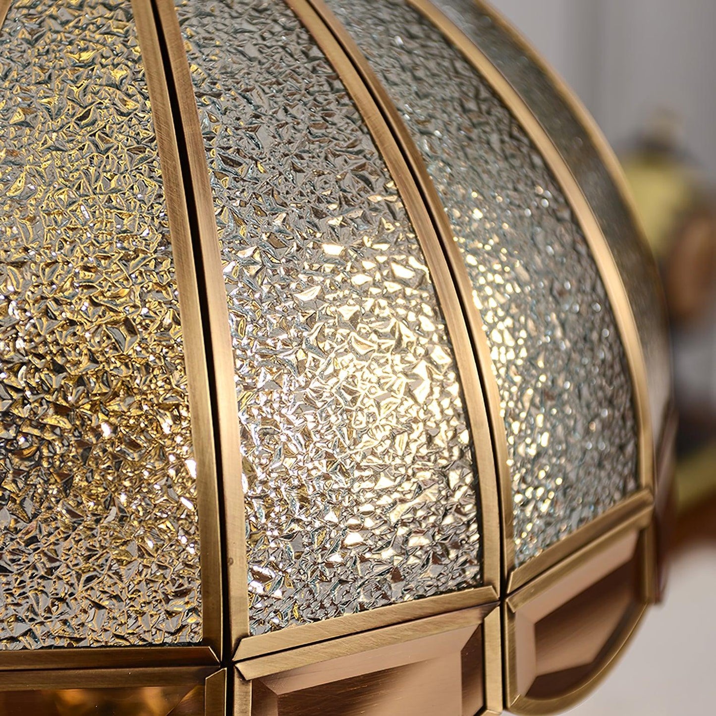Table Lamp | Electroplated Brass Gold & Opaque Glass | 30cm Diameter