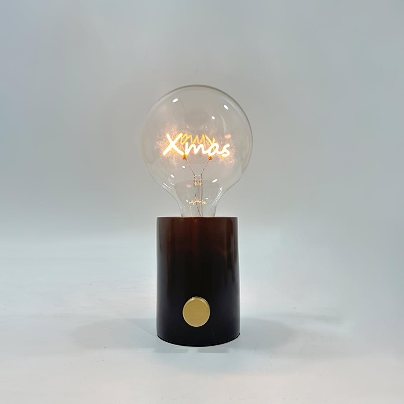 Mickey Mouse Inspired Table Lamp | Metal & Marble | White & Black Finish