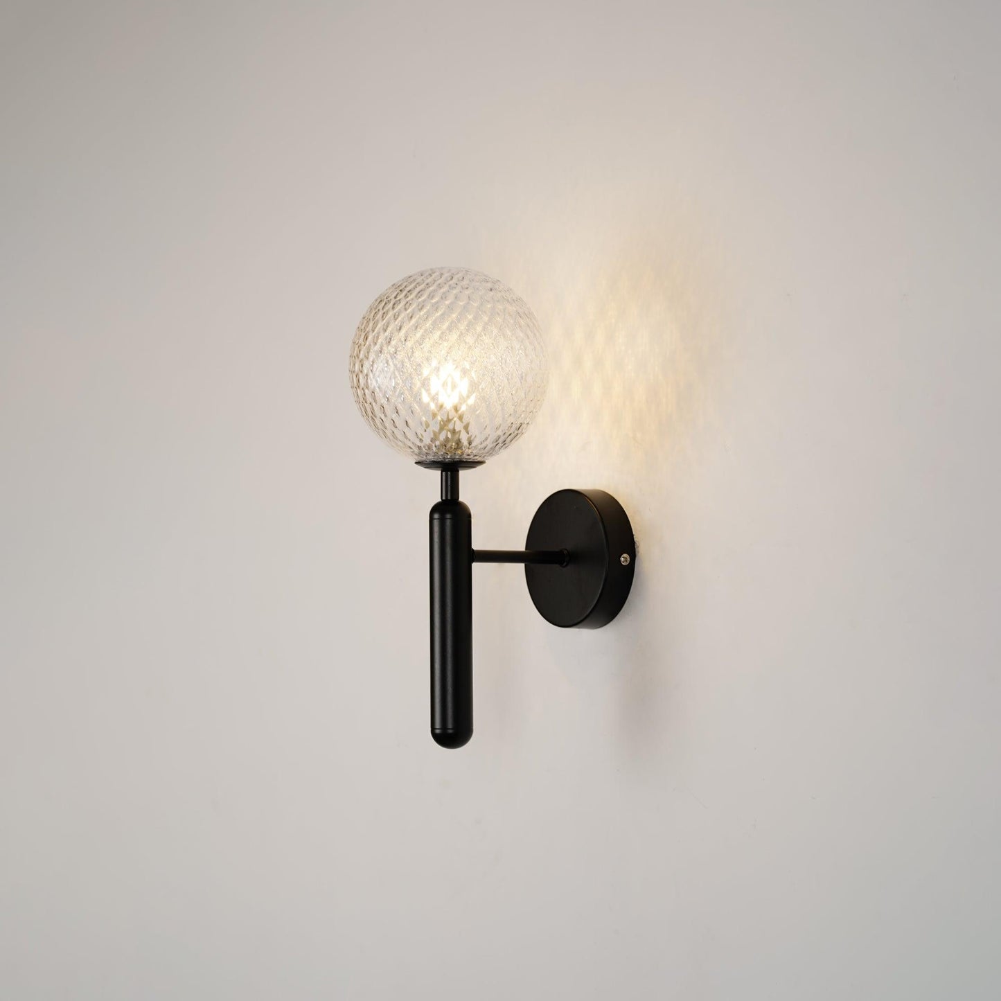 Nordica Wall Lamp | Brass & Glass | Clear & White Shades
