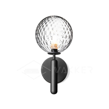 Nordica Wall Lamp | Brass & Glass | Clear & White Shades