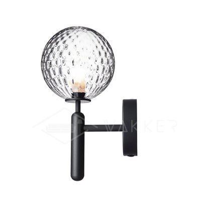 Nordica Wall Lamp | Brass & Glass | Clear & White Shades