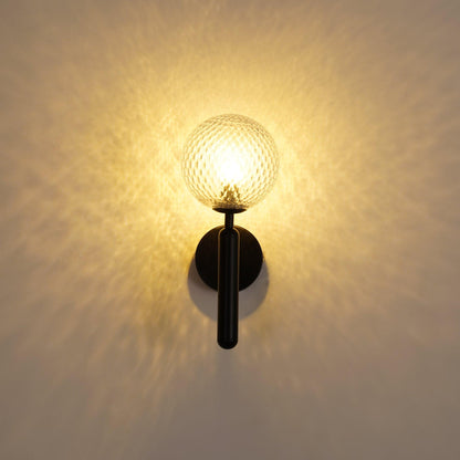 Nordica Wall Lamp | Brass & Glass | Clear & White Shades