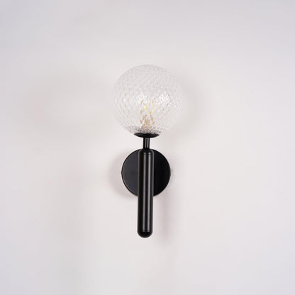 Nordica Wall Lamp | Brass & Glass | Clear & White Shades