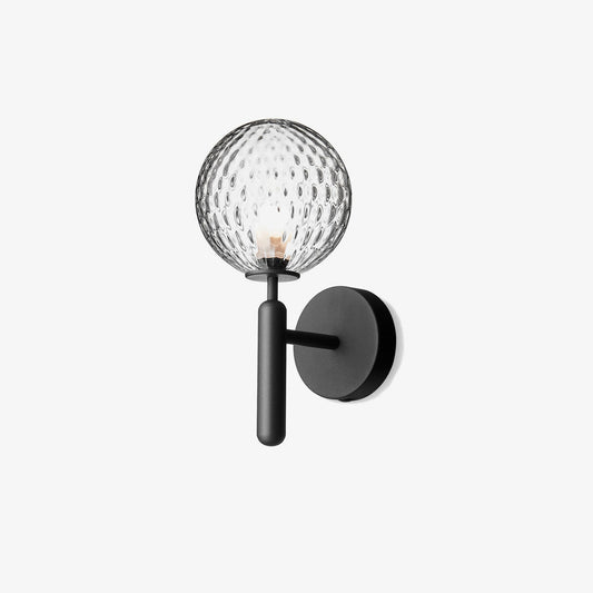 Nordica Wall Lamp | Brass & Glass | Clear & White Shades
