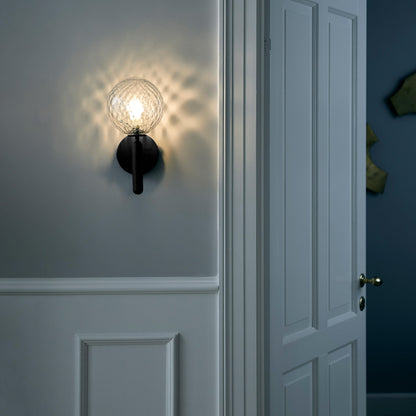 Nordica Wall Lamp | Brass & Glass | Clear & White Shades
