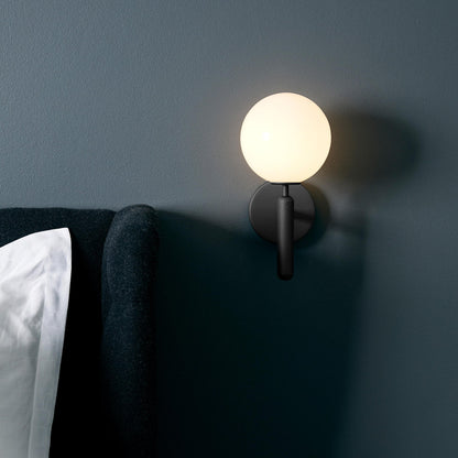 Nordica Wall Lamp | Brass & Glass | Clear & White Shades