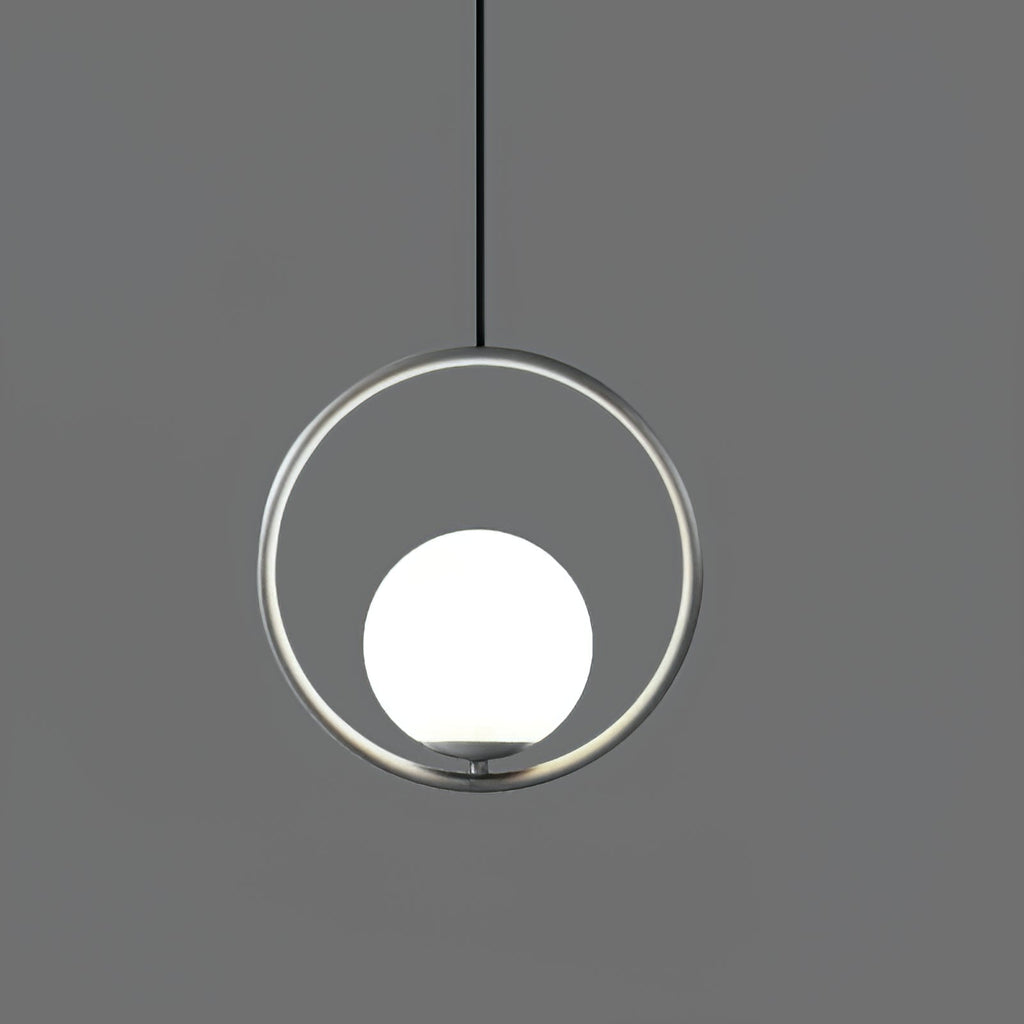 Glass Pendant Lamp | Brass & Glass | Gold, Black, Chrome