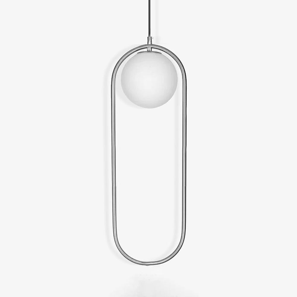 Glass Pendant Lamp | Brass & Glass | Gold, Black, Chrome