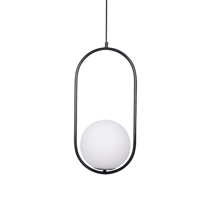 Glass Pendant Lamp | Brass & Glass | Gold, Black, Chrome