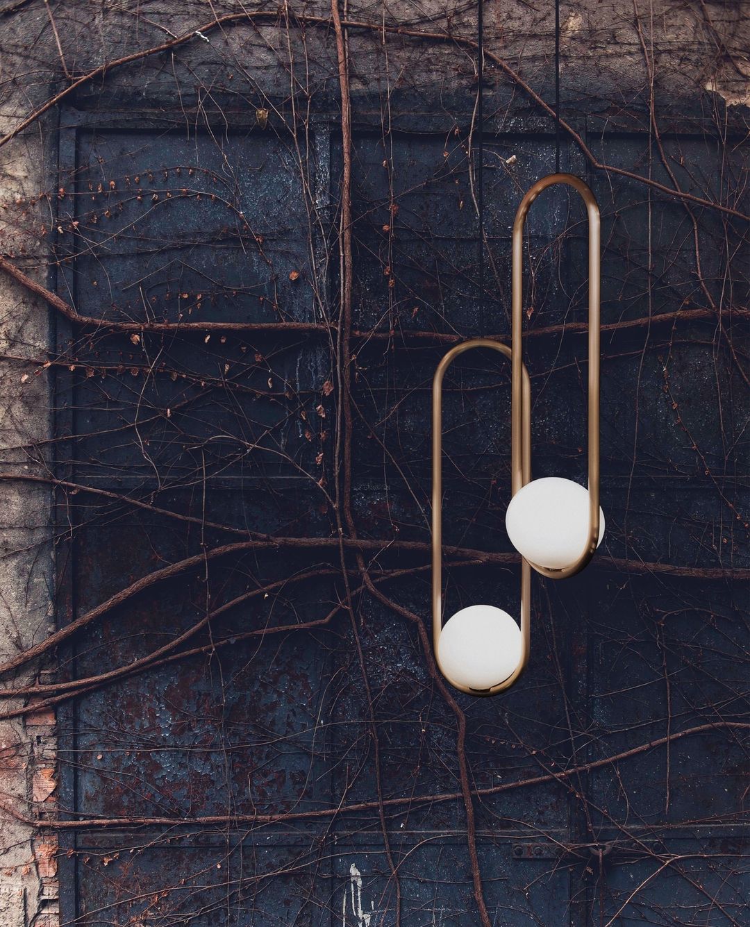 Glass Pendant Lamp | Brass & Glass | Gold, Black, Chrome