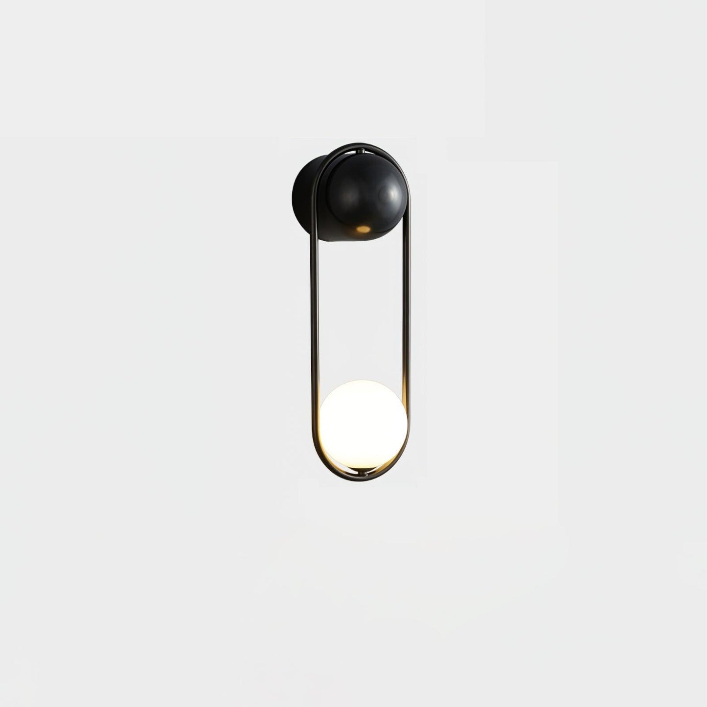 Mila Wall Lamp | Brass & Glass | Modern Design, White Shade