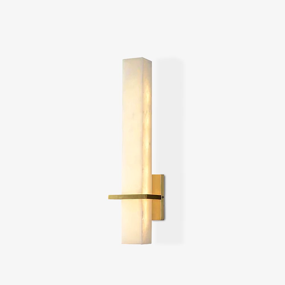 Milan Wall Sconce | Brass & Alabaster | Set of 2