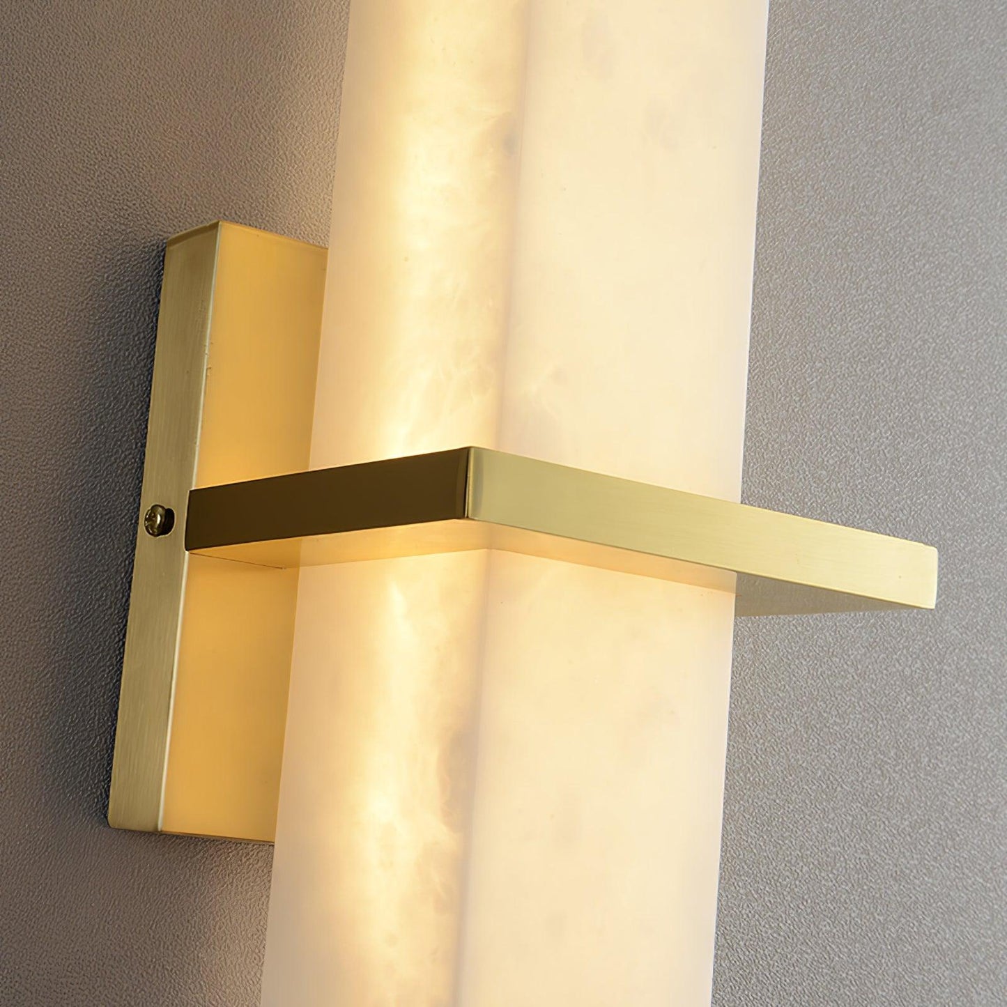 Milan Wall Sconce | Brass & Alabaster | Set of 2